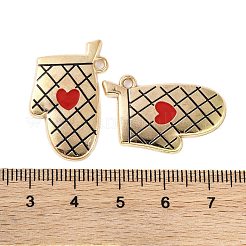 Golden Plated Alloy Enamel Pendants&nbsp;ENAM-Z017-07G