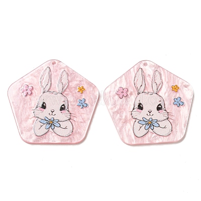 Opaque Acrylic Pendants&nbsp;BACR-D002-03-1