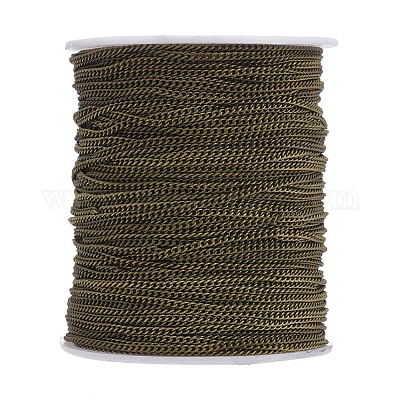 Brass Twisted Chains&nbsp;CHC-S096-AB-NF-1-1