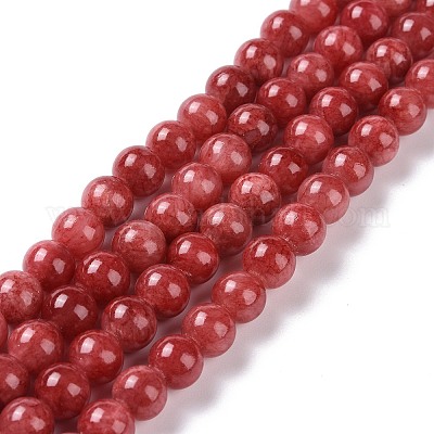 Natural Persian Jade Beads Strands&nbsp;X-G-D434-8mm-08-1