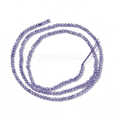 Cubic Zirconia Beads Strands&nbsp;G-F596-48E-2mm-1
