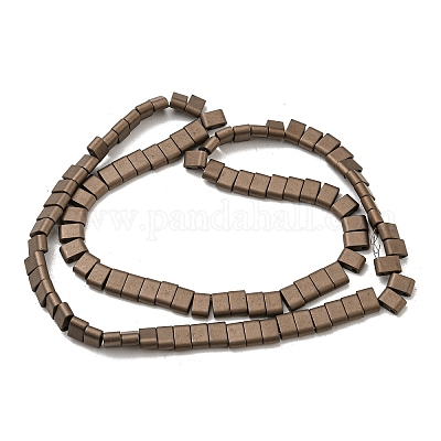 Electroplated Non-magnetic Synthetic Hematite Beads Strands&nbsp;G-C106-B01-09B-1