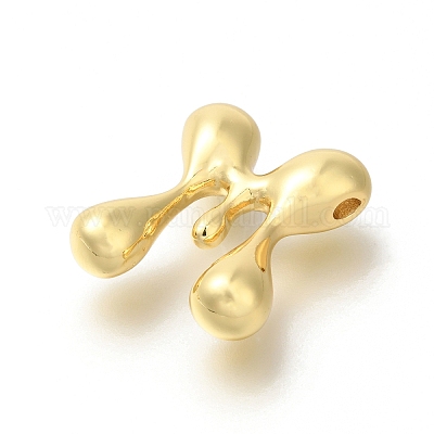 Rack Plating Brass Beads&nbsp;KK-S051-01G-M-1