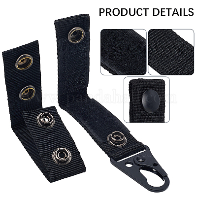 Nylon Tactical Wide Strap Loop Keepers&nbsp;DIY-CP0013-40-1