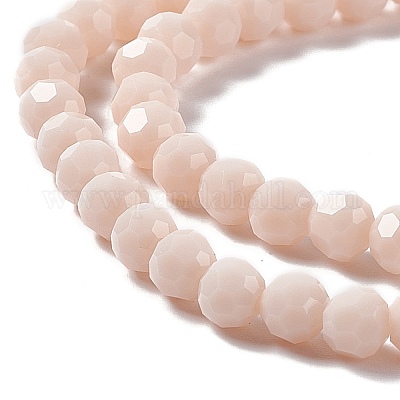 Faceted(32 Facets) Glass Beads Strands&nbsp;EGLA-J042-35B-03-1