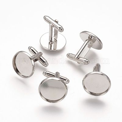 Brass Cufflinks&nbsp;KK-E464-P-1