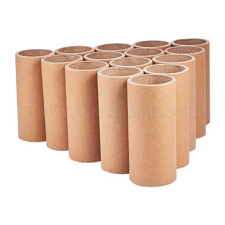 クラフト紙チューブ  キャメル  9.9x4.6cm  内径：4のCM&nbsp;PH-DIY-WH0063-12-1