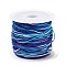 20M Nylon Braided Threads, Chinese Knotting Cords for Jewelry Making Macrame Crafts, Colorful, 1mm