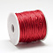 Nylon Satin Rattail Cord, for Bracelet Jewelry Making Chinese Knot Macrame Craft, Red, 2.5mm, about 32.81 Yards(30m)/Roll