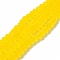 Transparent Glass Beads Strands, Faceted, Frosted, Rondelle, Gold, 4mm, Hole: 0.8~1mm, about 105~110pcs/strand, 38~39cm