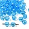 K9 Glass, Imitation Austrian Crystal Beads, Grade AAA, Faceted, Round, Deep Sky Blue, 6mm, Hole: 0.7~0.9mm