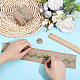 Burlap Ribbons&nbsp;SRIB-WH0011-383-3