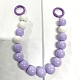 Plastic Round Beaded Bag Handles&nbsp;FIND-WH0111-79C-1