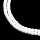 Imitation Jade Glass Beads Strands&nbsp;GLAA-K062-A01-08-4