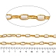 304 Stainless Steel Textured Cable Chains&nbsp;STAS-P386-10G-2