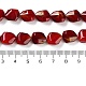 Handmade Gold Sand Lampwork Beads Strands&nbsp;LAMP-U001-01D-4