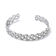 304 Stainless Steel Cuff Bangles for Women&nbsp;BJEW-A160-04P-4