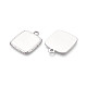 304 Stainless Steel Pendant Cabochon Settings&nbsp;STAS-N108-74P-2