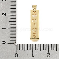 Brass Pendants&nbsp;KK-C263-23B-G