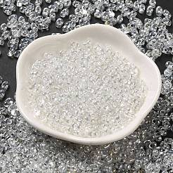 ベーキングガラスシードビーズ  ピーナッツ  透明  5.5~6x3~3.5x3mm  穴：1~1.2mm  約4000個/ポンド&nbsp;SEED-K009-07A-12