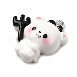Halloween Opaque Resin Pendants&nbsp;CRES-D314-01P-05