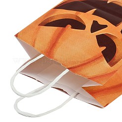Halloween Paper Pumpkin Printed Tote Bags&nbsp;ABAG-P015-05C