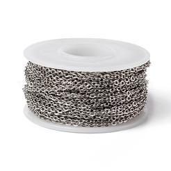 Tarnish Resistant 304 Stainless Steel Cable Chains&nbsp;CHS-H017-02P-10M
