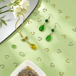 400Pcs 2 Colors Iron Triangle Rings&nbsp;IFIN-PH0002-54