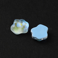 Paw Print Resin Cabochons&nbsp;MRMJ-WH0012-35A