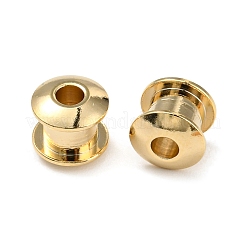 201ステンレスビーズ  コラム  18KGP本金メッキ  7x6.5mm  穴：2.3mm&nbsp;STAS-H180-04G
