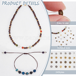 1200Pcs 24 Styles Alloy Spacer Beads&nbsp;TIBEB-PH0005-06
