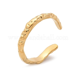 304 Stainless Steel Cuff Rings&nbsp;RJEW-H246-01G-02