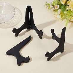 10Pcs Foldable ABS Plastic Chinese Fan Display Easels&nbsp;ODIS-GO0001-10