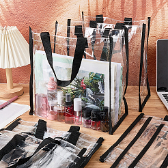 Rectangle Transparent PVC Plastic Bags&nbsp;ABAG-WH0083-007D