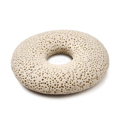 Natural Lava Rock Disc Big Pendants&nbsp;G-M203-07-01