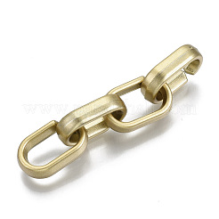 Opaque Spray Painted Acrylic Linking Rings&nbsp;OACR-S021-65A-B02