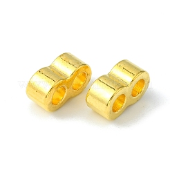 チベット風連バー  鉛フリー＆カドミウムフリー  文字.8  ゴールドカラー  16.5x9x9mm  穴：4.5mm.&nbsp;LS-TIBEB-LF11316Y-G-LF