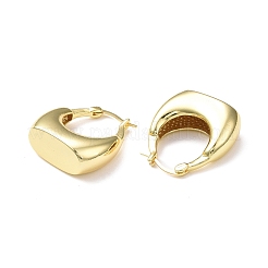 Rack Plating Brass Handbag Shape Hoop Earrings for Women&nbsp;EJEW-F306-04G