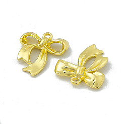 ラックメッキ合金ペンダント  ちょう結びチャーム  ライトゴールド  23x19x5mm  穴：1.8mm&nbsp;X-PALLOY-I216-07LG