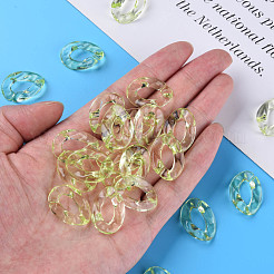 Transparent Acrylic Linking Rings&nbsp;MACR-S373-108-B06