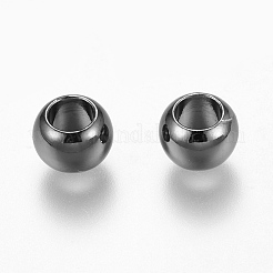 Environment Brass European Beads&nbsp;X-KK-P120-03B
