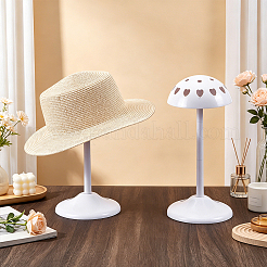 Plastic Wig Display Stands&nbsp;ODIS-WH0099-302A