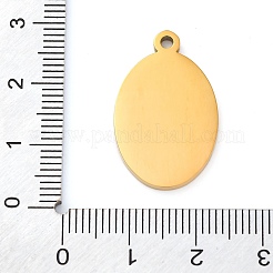 304 Stainless Steel Pendants&nbsp;STAS-M105-35G-02