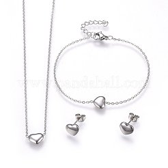 304 Stainless Steel Jewelry Sets&nbsp;SJEW-H144-23
