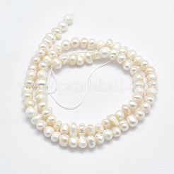 Natural Cultured Freshwater Pearl Beads Strands&nbsp;PEAR-F007-50