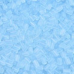 FGB Frosted Transparent Glass Seed Beads&nbsp;SEED-N013-05A-11