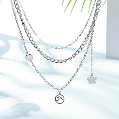 304 Stainless Steel Pendants&nbsp;STAS-UN0044-39