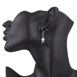 Glass Pearl Beads Necklace & Bracelet & Dangle Earring Sets for Women&nbsp;SJEW-JS01322