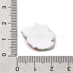 ハロウィンのテーマ不透明樹脂カボション  カラフル  イチゴの頭蓋骨  16.5x20x7mm&nbsp;RESI-Z039-01E