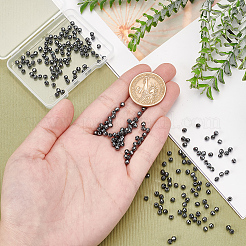 2 Strands Non-magnetic Synthetic Hematite Beads Strands&nbsp;G-AR0005-90